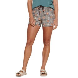 Toad&Co Boundless Short Women's in Straw Geo Flower Print